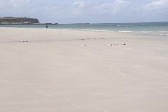 endloser Strand auf der Badeinsel